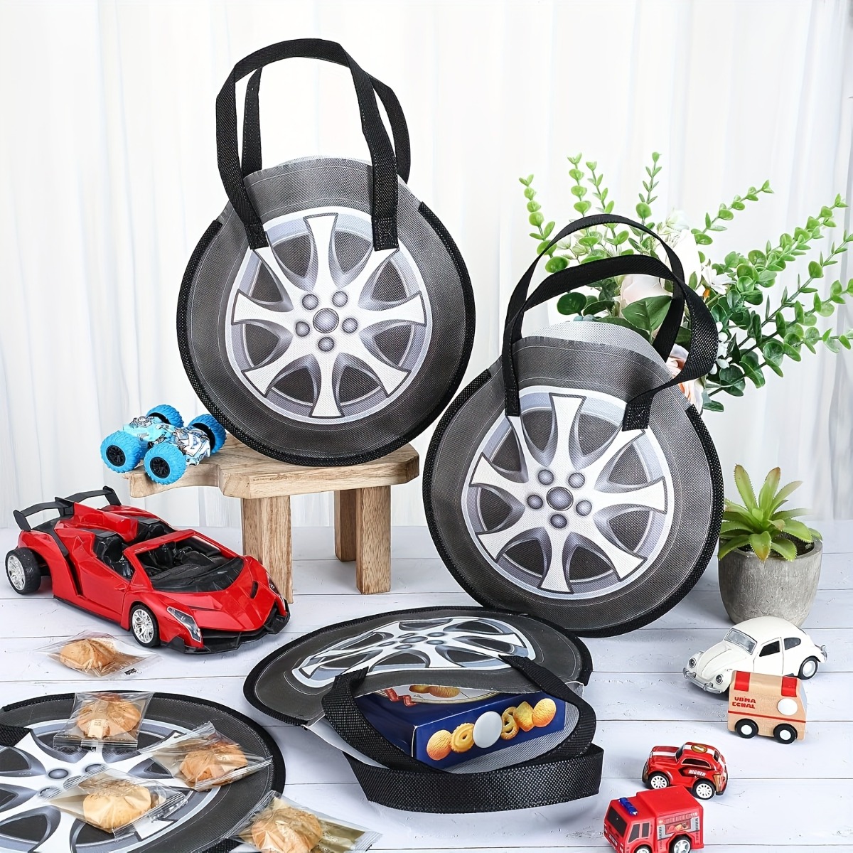 Sack Race Bag - 10 adet Dayanıklı Dokunmamış Kumaştan Araba