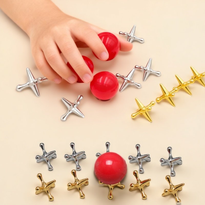 Party Games Jack - Mini Metal Klasik Jack Oyun Seti