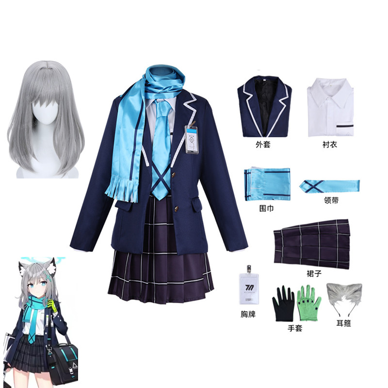 Party Games School - Anime Oyunu Blue Archive Sunaokami Shiroko