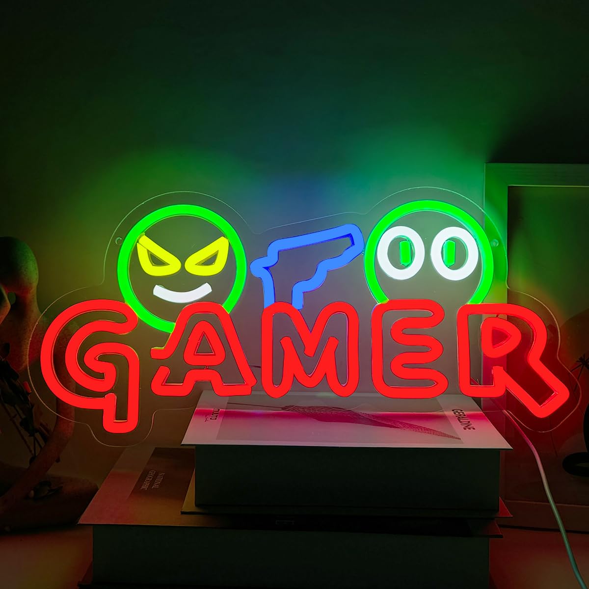 Oyuncu Neon Tabelası LED Duvar - Party Games School incelemesi ve fiyatı