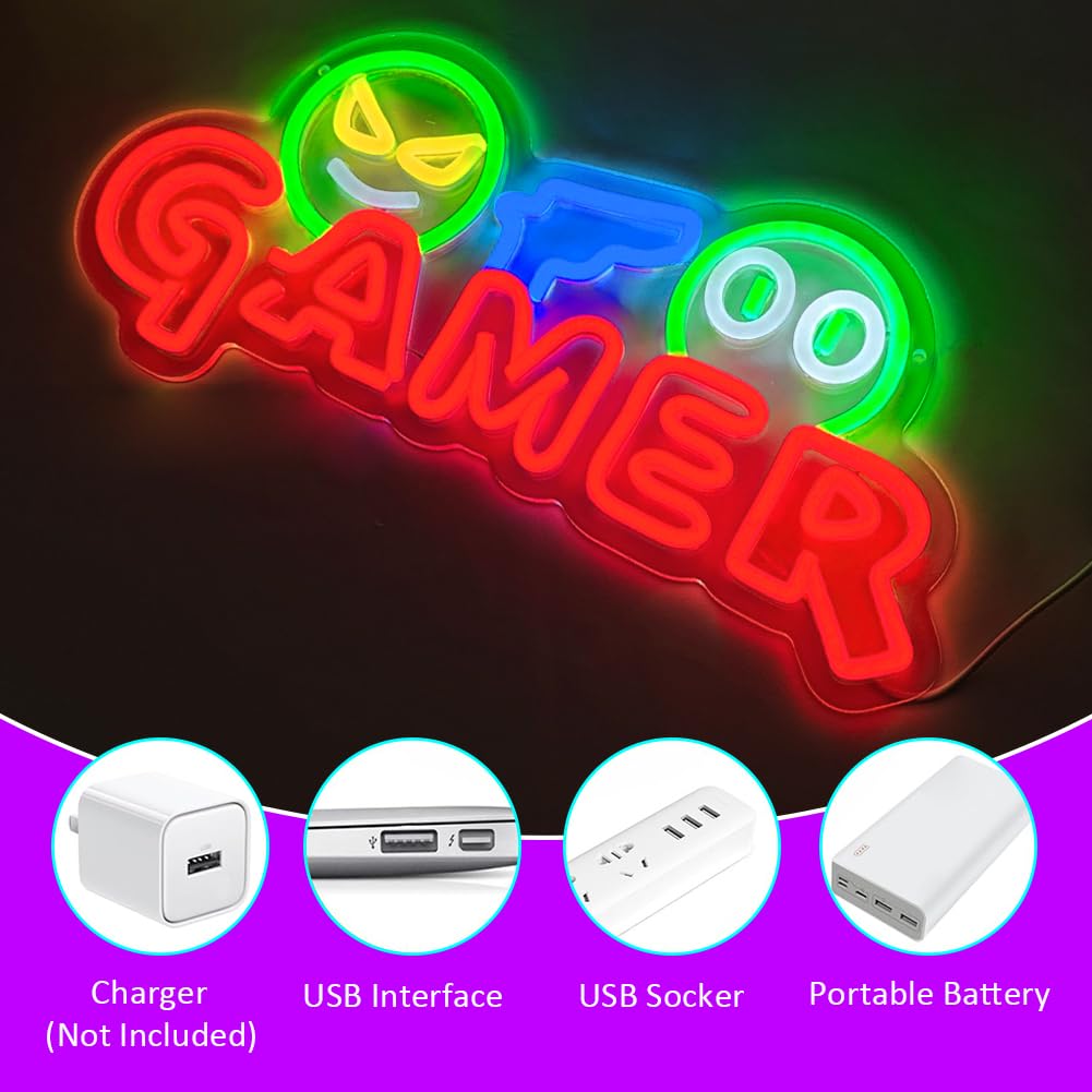 Oyuncu Neon Tabelası LED Duvar - Party Games School incelemesi ve fiyatı