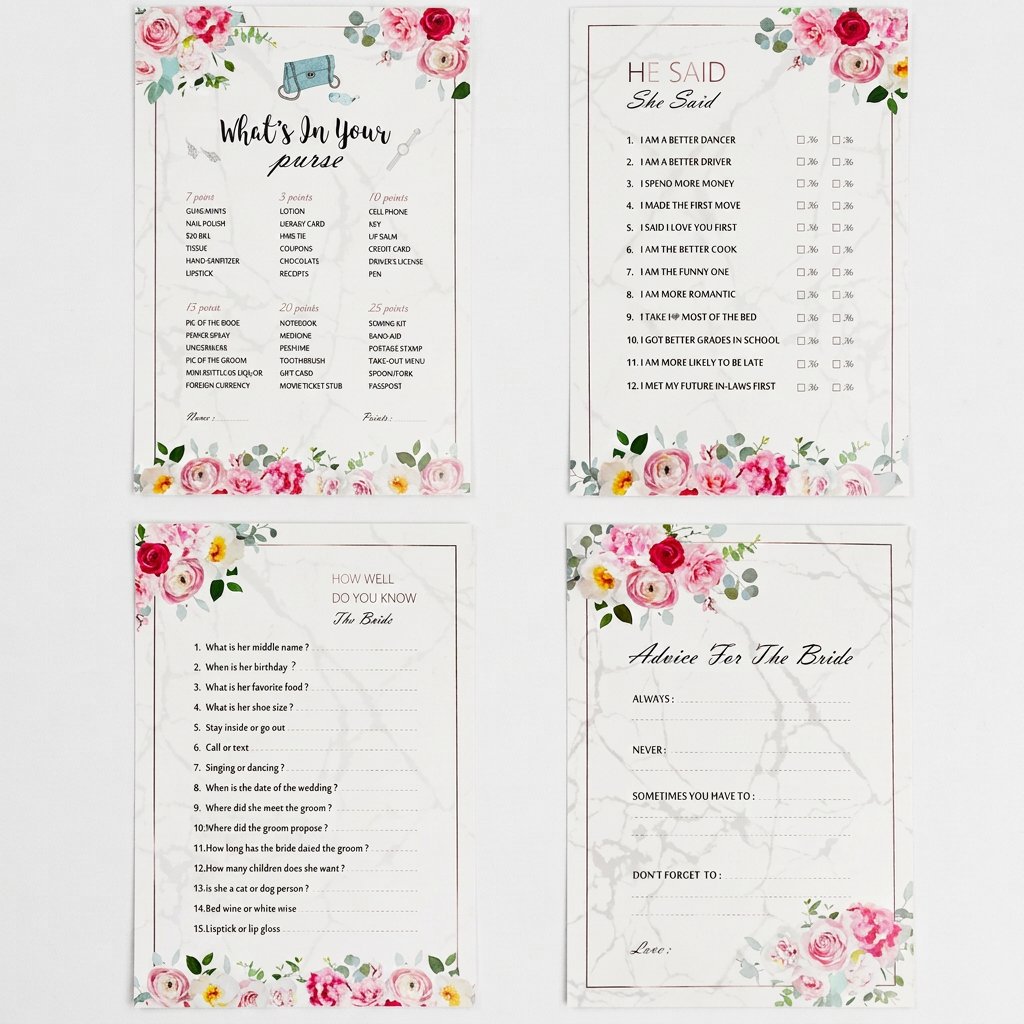 Gelin Partisi Oyun Kartları Se - Party Games Bridal Shower incelemesi ve fiyatı