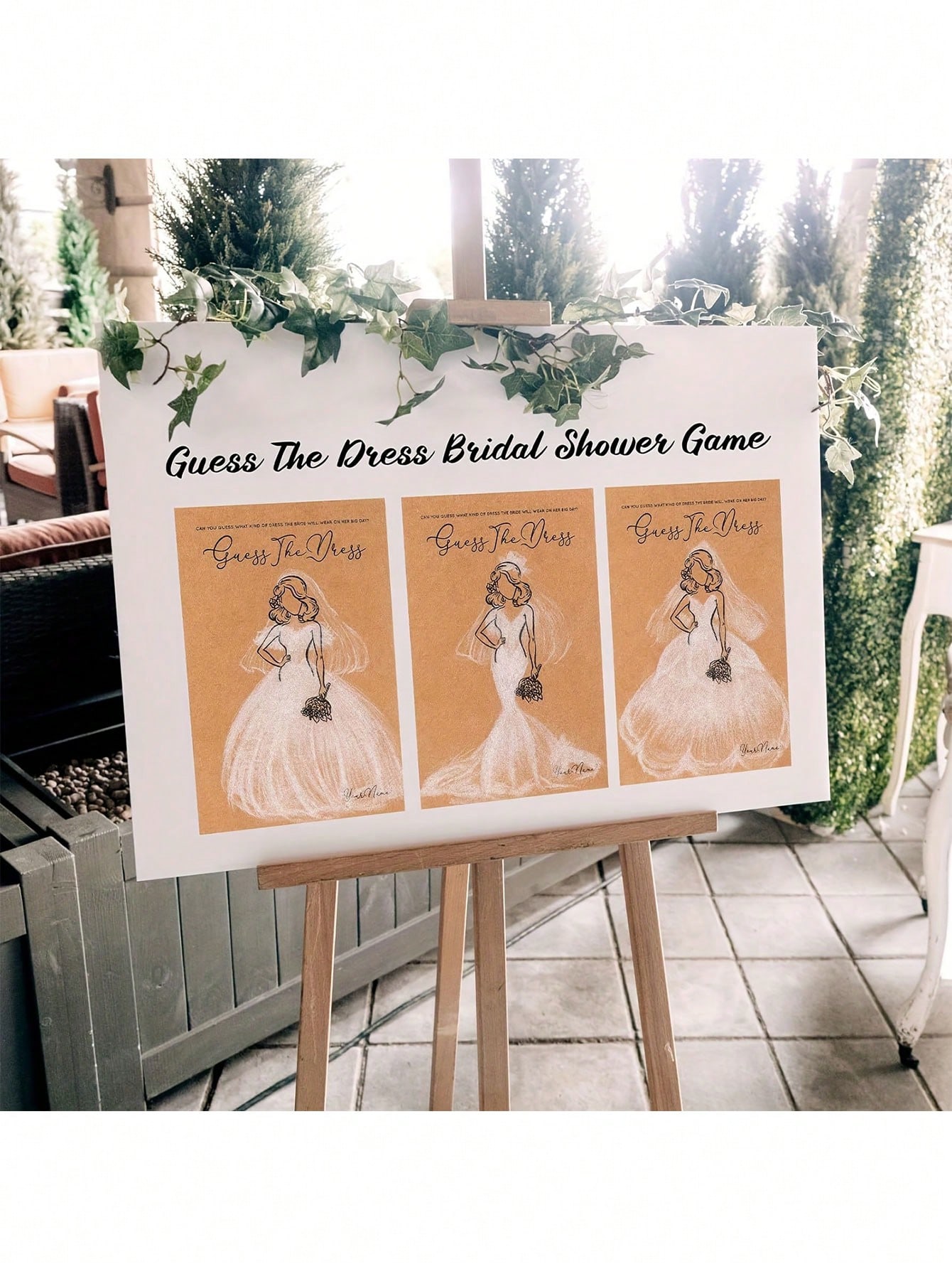 20/40 adet Elbise Tahmin Gelin - Party Games Bridal Shower incelemesi ve fiyatı