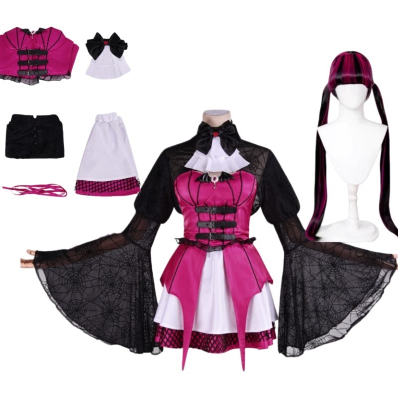 Anime Vampir Draculaura Cospla - Party Games School incelemesi ve fiyatı