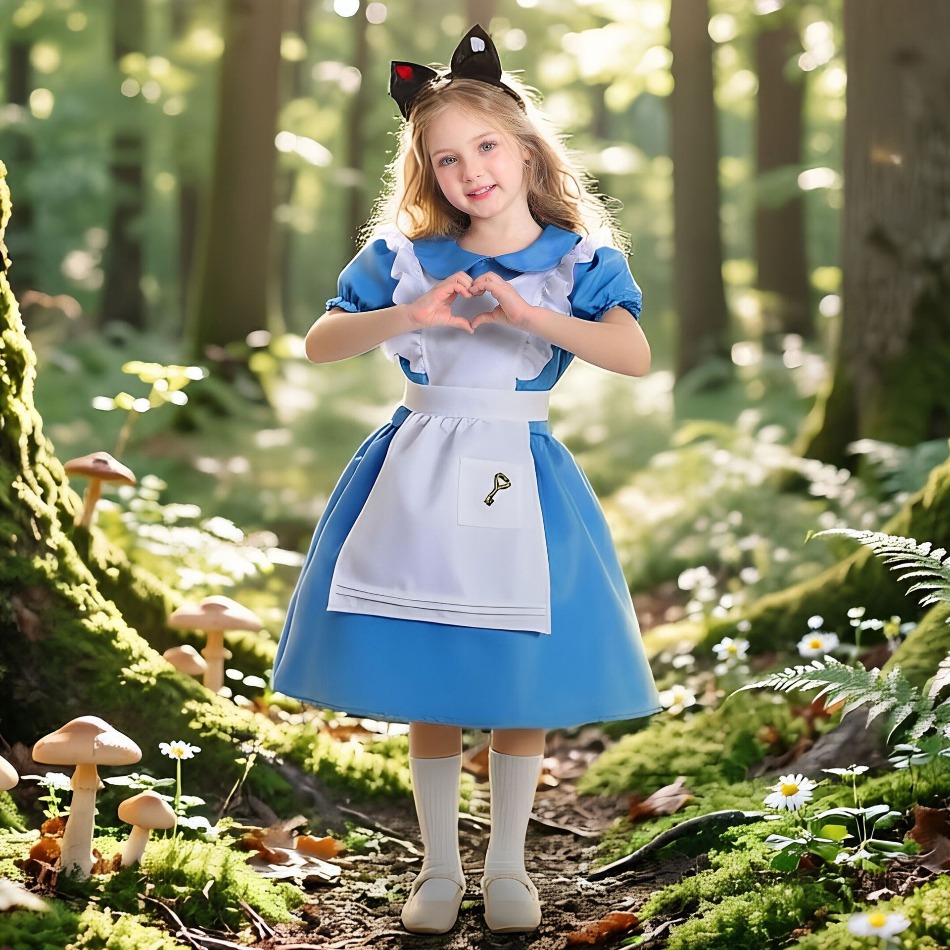 Çocuk Kız Mavi Alice Harikalar - Party Games Alice In Wonderland incelemesi ve fiyatı