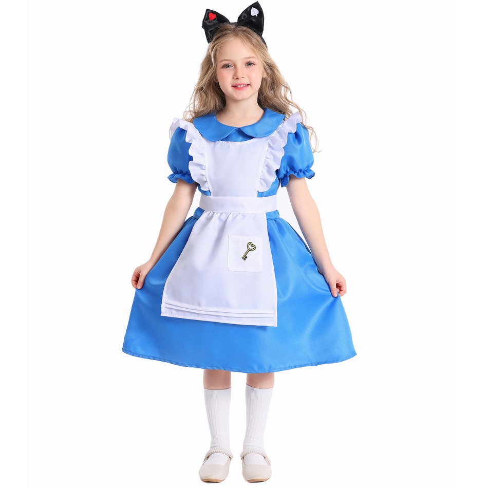 Çocuk Kız Mavi Alice Harikalar - Party Games Alice In Wonderland incelemesi ve fiyatı