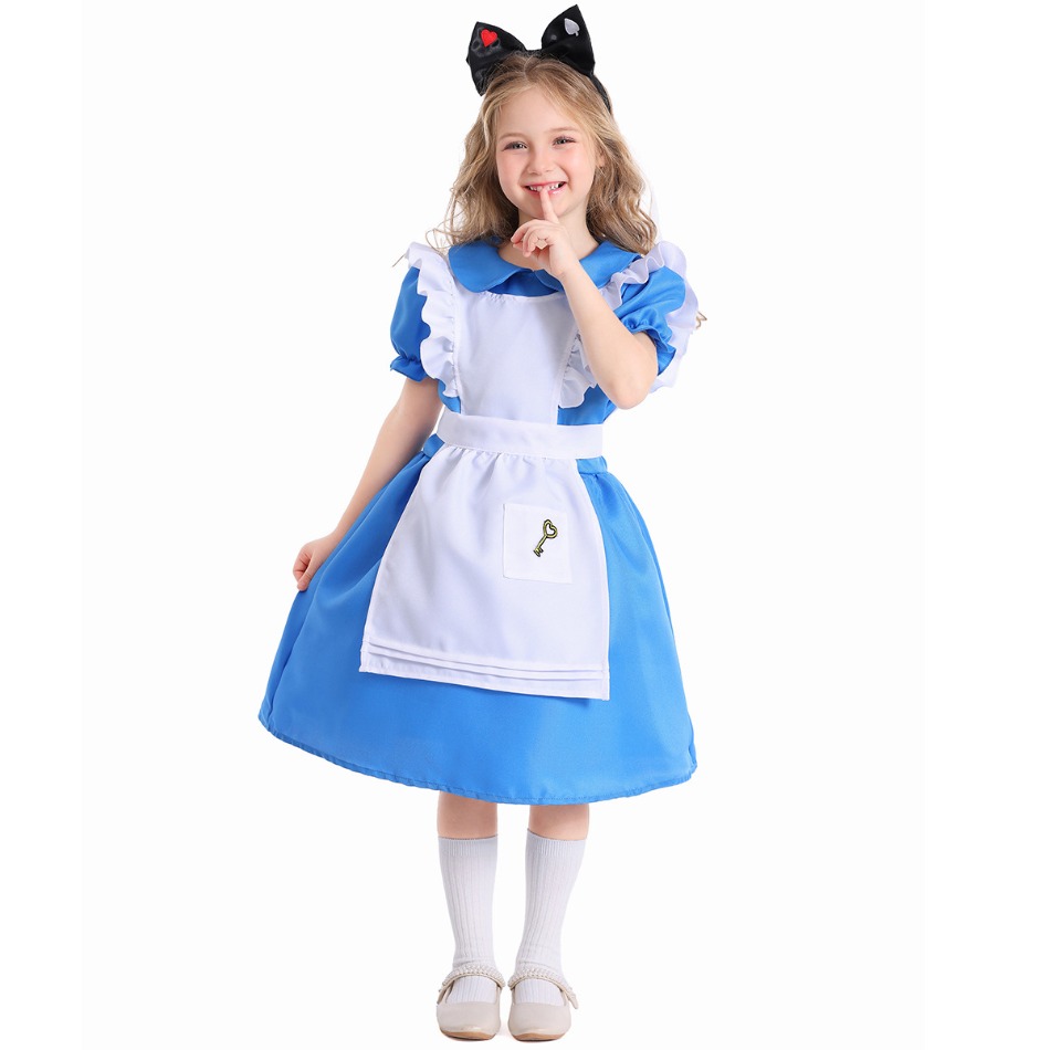 Çocuk Kız Mavi Alice Harikalar - Party Games Alice In Wonderland incelemesi ve fiyatı